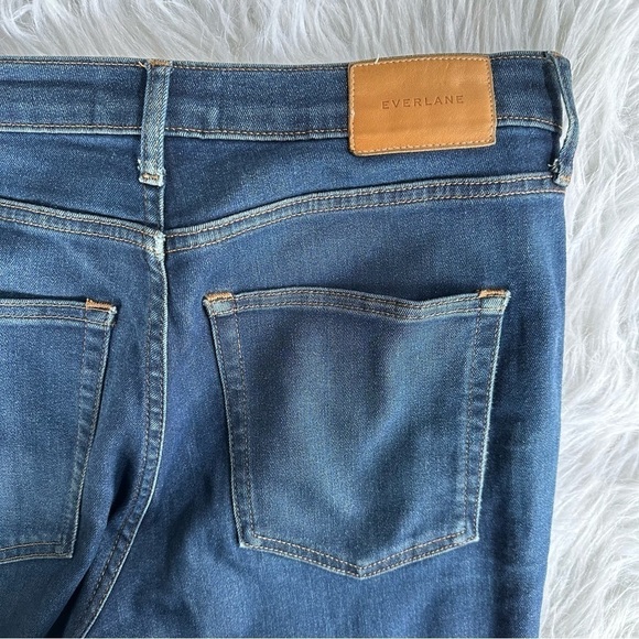 Everlane Jeans Pants Regular Medium Wash Denim Stretch Sustainable Organic Sz 30 - Picture 4 of 9